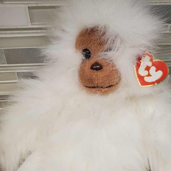 Rare 1990 Gonga the Gorilla and 1995 wooly the sheep TY beanie babies - Picture 3 of 9